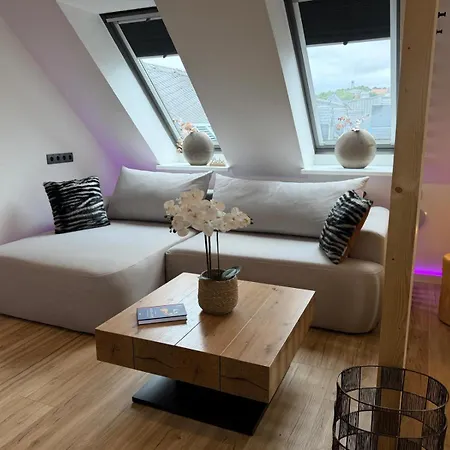 Modernes Panorama Im Zentrum Von Apartment